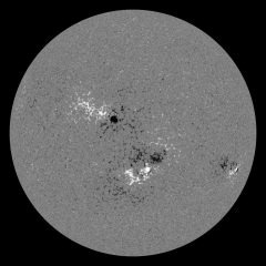 Image of Sun's magnetic field