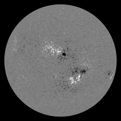 Image of Sun's magnetic field