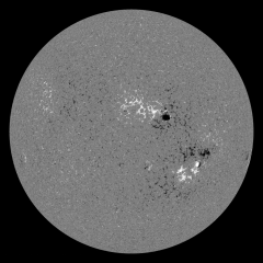 Image of Sun's magnetic field