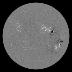 Image of Sun's magnetic field