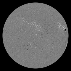 Image of Sun's magnetic field