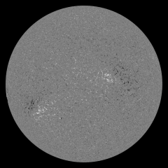 Image of Sun's magnetic field