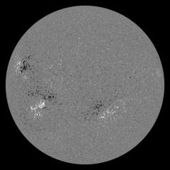 Image of Sun's magnetic field