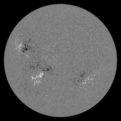 Image of Sun's magnetic field