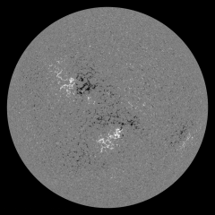 Image of Sun's magnetic field