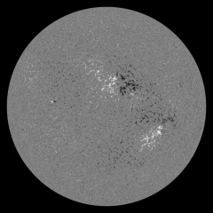 Image of Sun's magnetic field