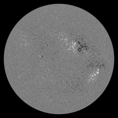 Image of Sun's magnetic field