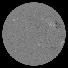 Image of Sun's magnetic field