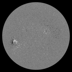 Image of Sun's magnetic field