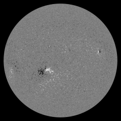 Image of Sun's magnetic field