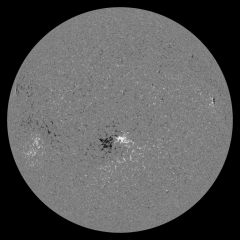 Image of Sun's magnetic field