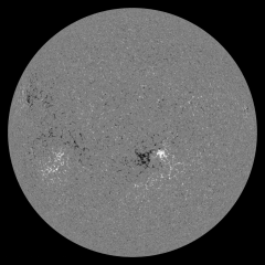 Image of Sun's magnetic field