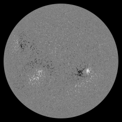 Image of Sun's magnetic field