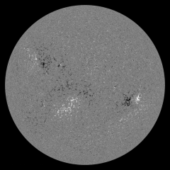 Image of Sun's magnetic field