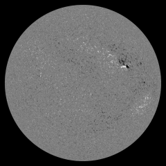 Image of Sun's magnetic field