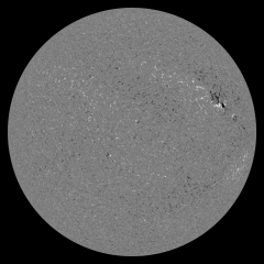 Image of Sun's magnetic field