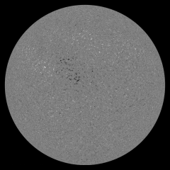 Image of Sun's magnetic field