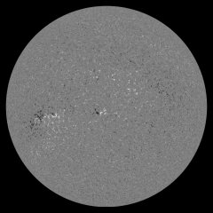 Image of Sun's magnetic field