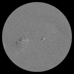 Image of Sun's magnetic field