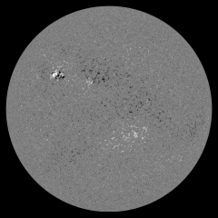 Image of Sun's magnetic field