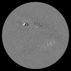 Image of Sun's magnetic field