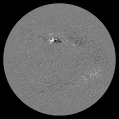 Image of Sun's magnetic field