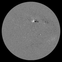 Image of Sun's magnetic field