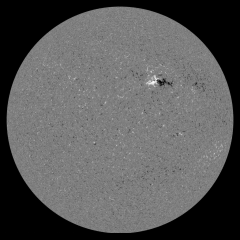 Image of Sun's magnetic field