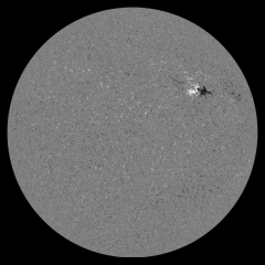 Image of Sun's magnetic field