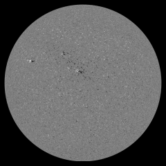 Image of Sun's magnetic field