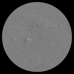 Image of Sun's magnetic field