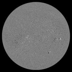 Image of Sun's magnetic field