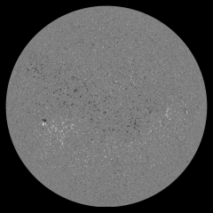 Image of Sun's magnetic field