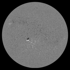 Image of Sun's magnetic field