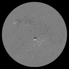 Image of Sun's magnetic field