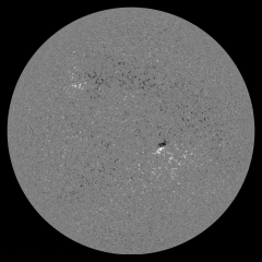 Image of Sun's magnetic field