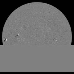 Image of Sun's magnetic field