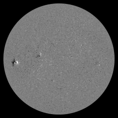 Image of Sun's magnetic field