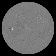 Image of Sun's magnetic field