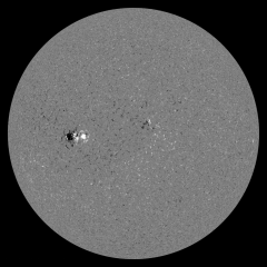 Image of Sun's magnetic field