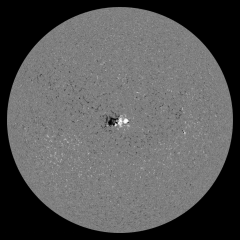 Image of Sun's magnetic field