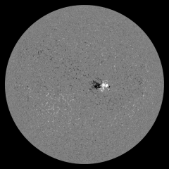 Image of Sun's magnetic field