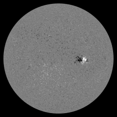 Image of Sun's magnetic field