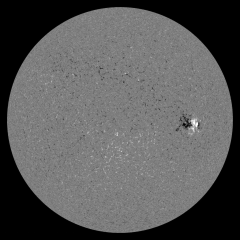 Image of Sun's magnetic field