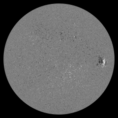 Image of Sun's magnetic field