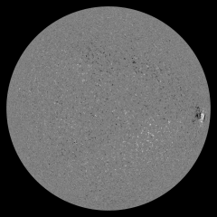 Image of Sun's magnetic field