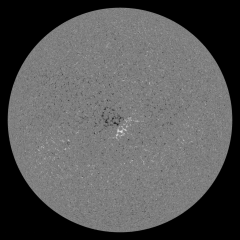 Image of Sun's magnetic field