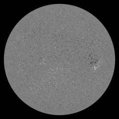 Image of Sun's magnetic field