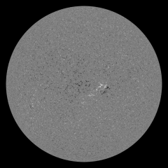 Image of Sun's magnetic field