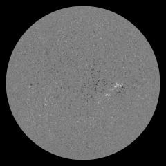 Image of Sun's magnetic field